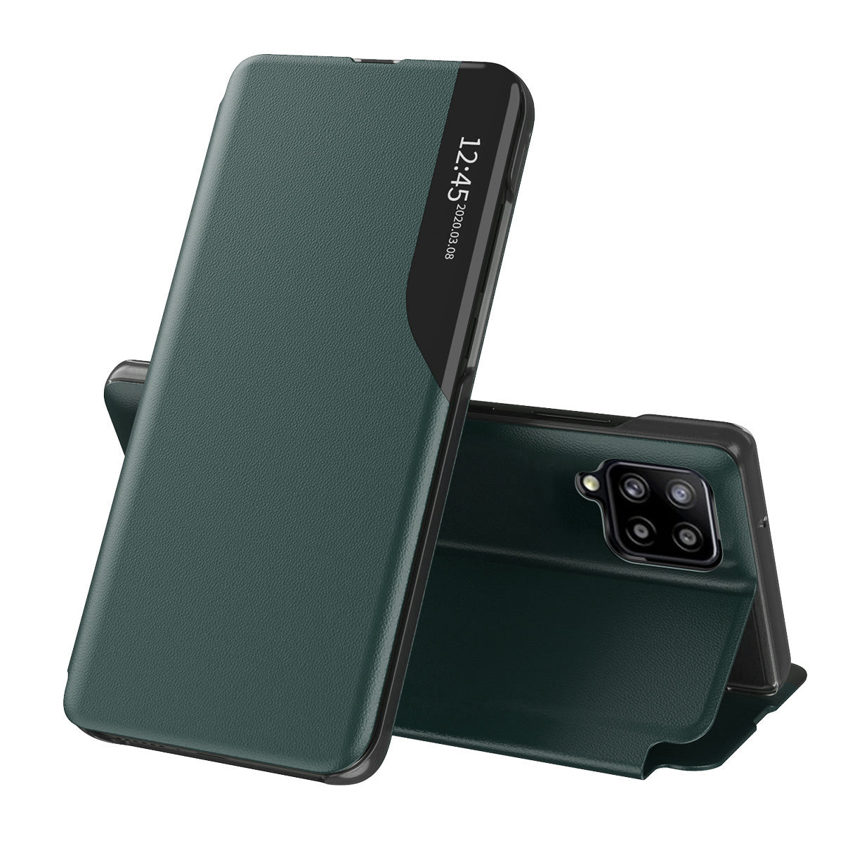 Case for Samsung Galaxy A12 Nacho A127 / A12 A125, Techsuit, eFold, Green