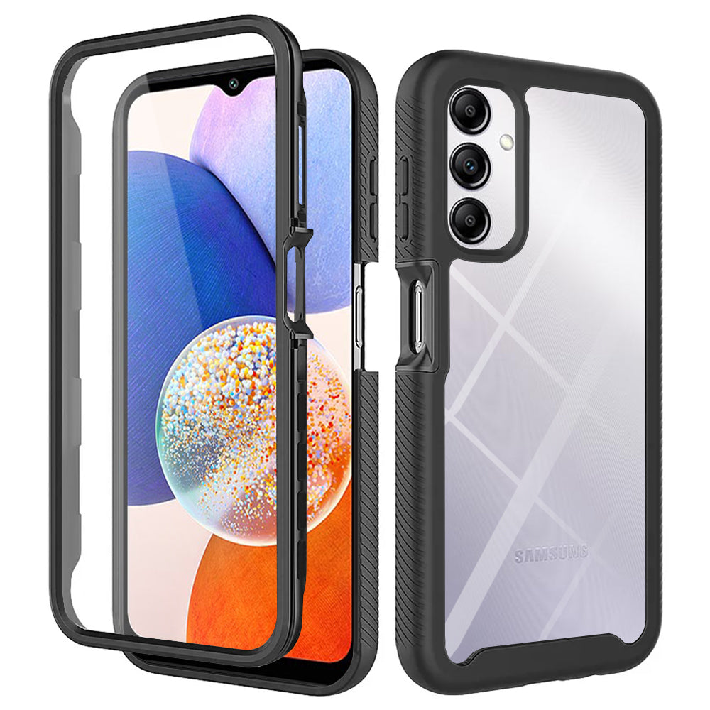 Case for Samsung Galaxy A14 A145 / A14 5G A146, Techsuit, Defense360 Pro, Black