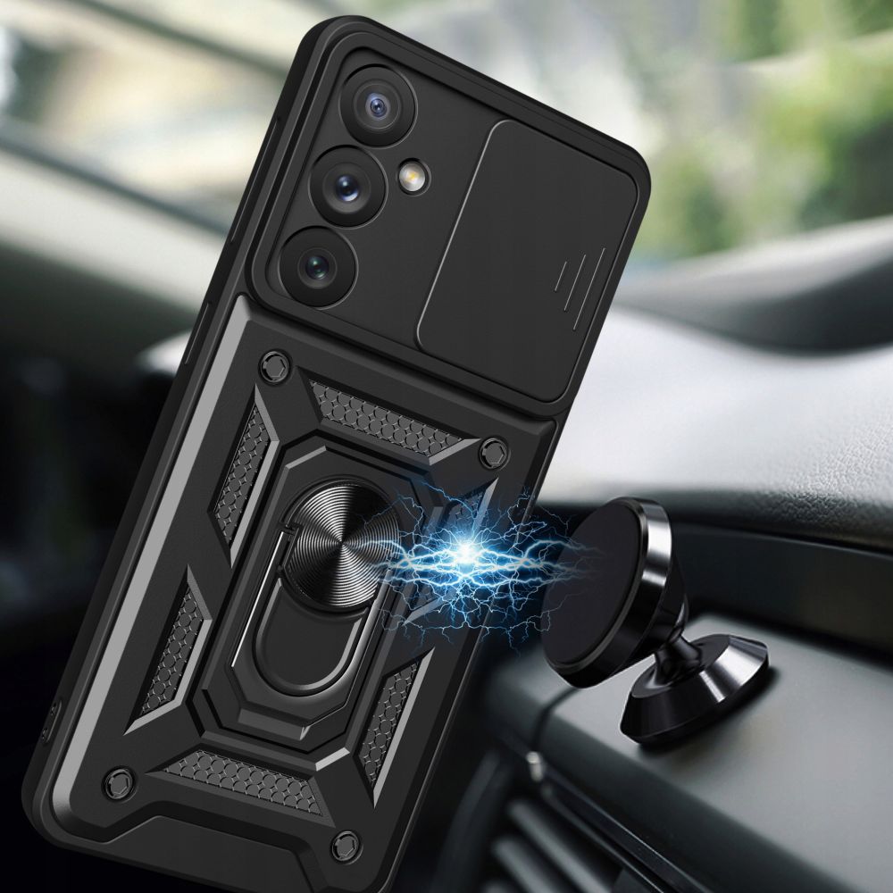 Case for Samsung Galaxy A25 A256, Techsuit, CamShield, Black