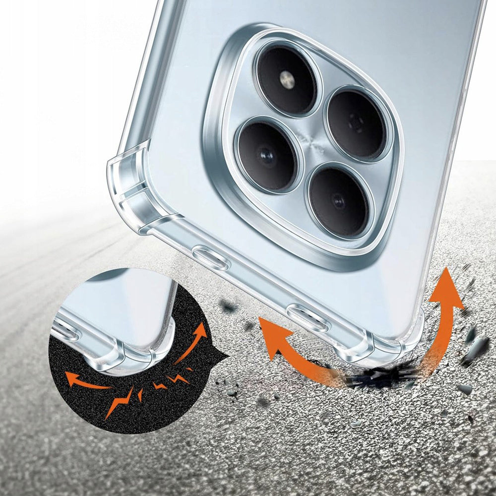 Case for Samsung Galaxy A37 5G, Techsuit, Shockproof Clear, Transparent