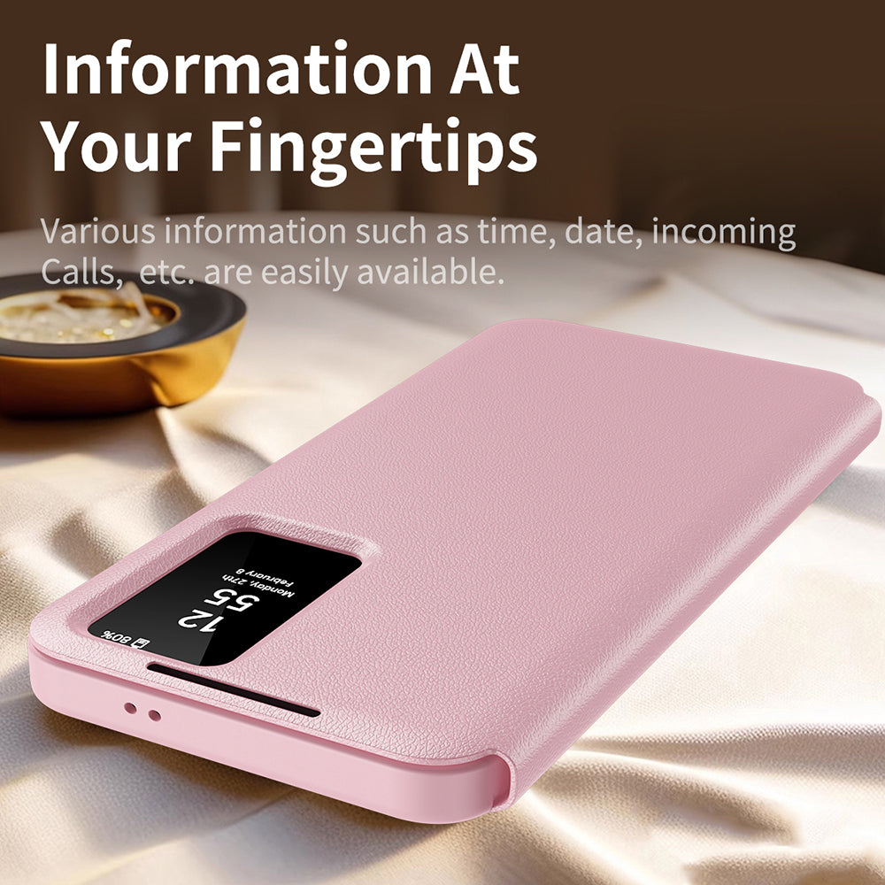 Case for Samsung Galaxy A55 5G A556, Techsuit, SmartView, Pink