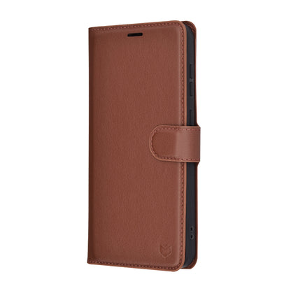Case for Samsung Galaxy A56 A566, Techsuit, Leather Folio, Brown