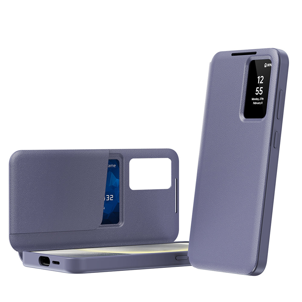 Case for Samsung Galaxy A56 A566, Techsuit, SmartView, Purple