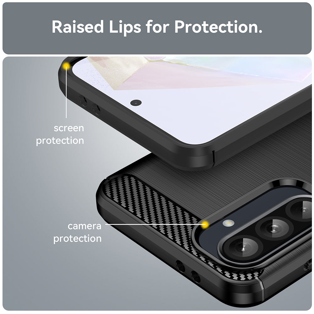 Case for Samsung Galaxy S10e G970, Techsuit, Carbon, Black