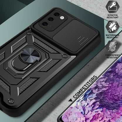 Case for Samsung Galaxy S20 5G G981 / S20 G980, Techsuit, CamShield, Black