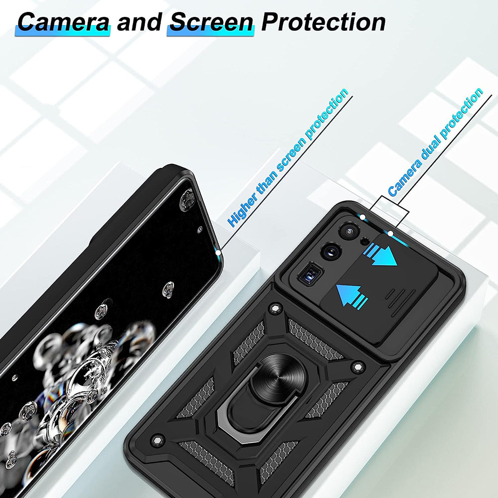 Case for Samsung Galaxy S20 Ultra 5G G988 / S20 Ultra G988, Techsuit, CamShield, Black