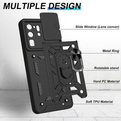 Case for Samsung Galaxy S20 Ultra 5G G988 / S20 Ultra G988, Techsuit, CamShield, Black