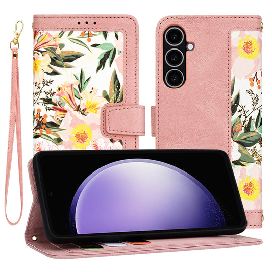 Case for Samsung Galaxy S23 FE S711, Techsuit, FlipCraft, Pink