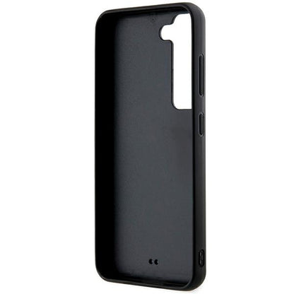 Case for Samsung Galaxy S23+ S916, Karl Lagerfeld, 3D Rubber Glitter Logo, Black