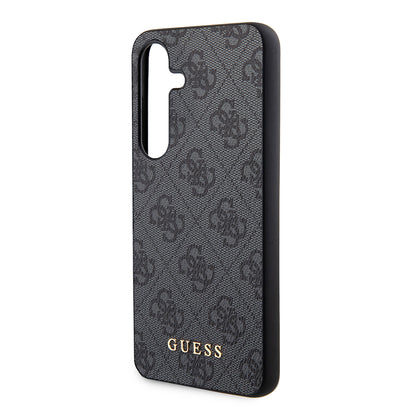 Case for Samsung Galaxy S24+ S926, Guess, 4G Metal Gold Logo, Black