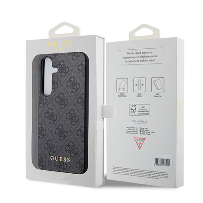 Case for Samsung Galaxy S24+ S926, Guess, 4G Metal Gold Logo, Black