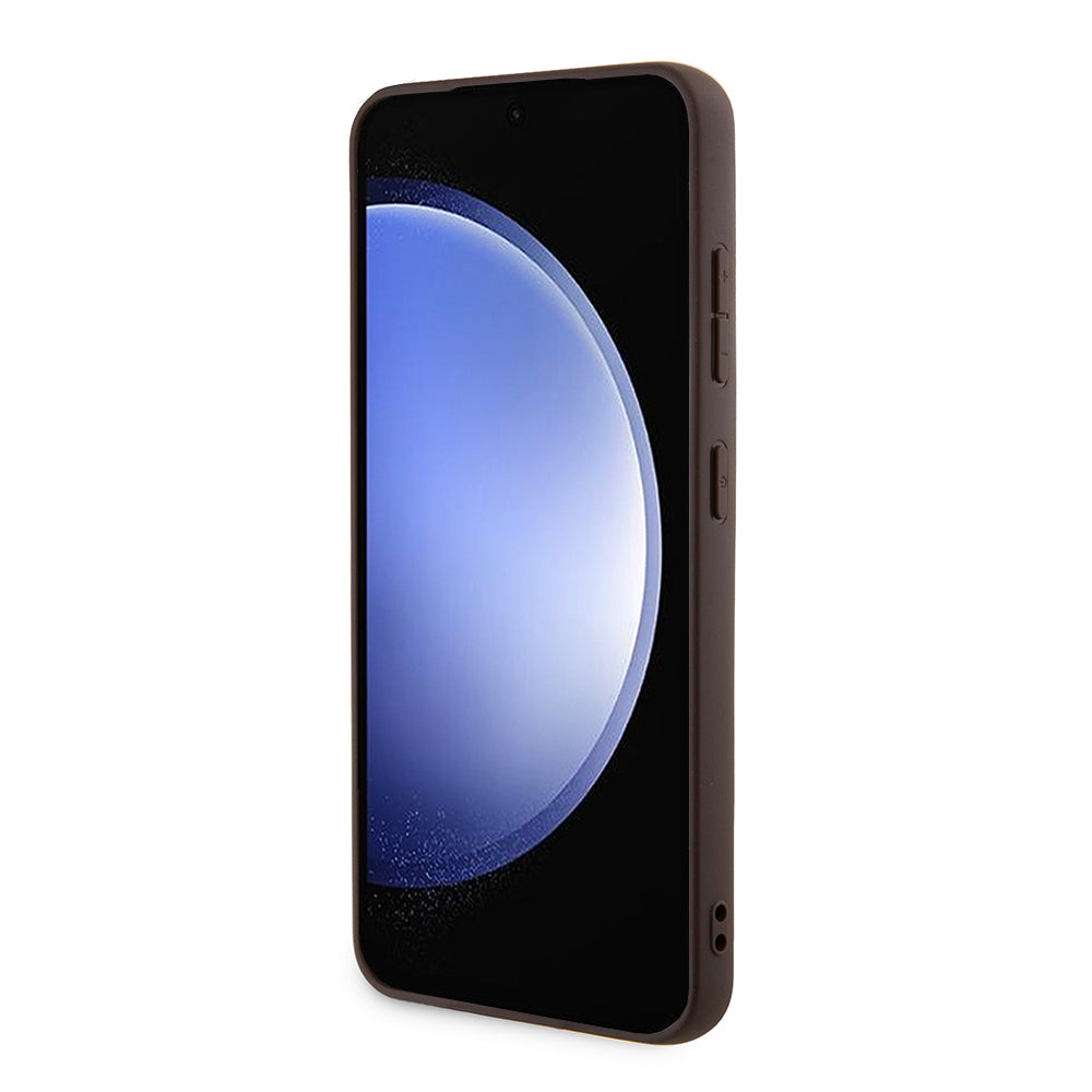 Case for Samsung Galaxy S24+ S926, Guess, 4G Stripe, Brown