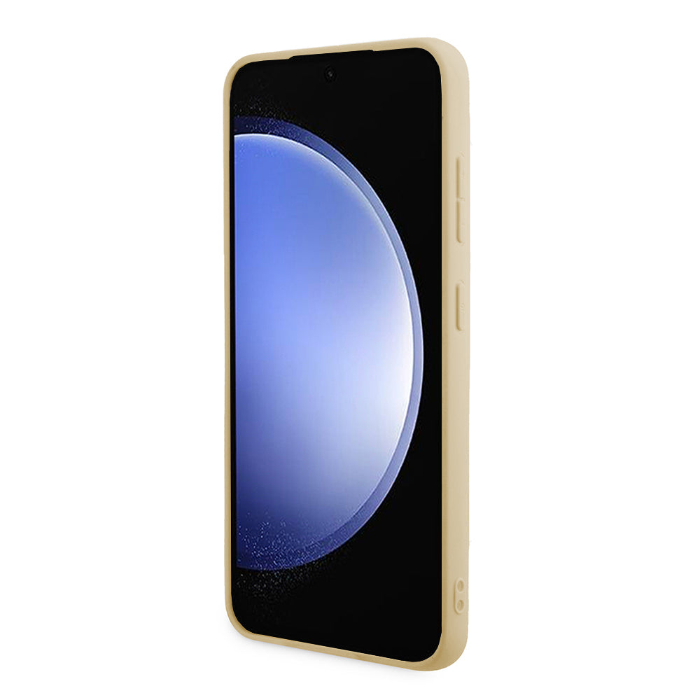 Case for Samsung Galaxy S24+ S926, Guess, Glitter Script, Gold