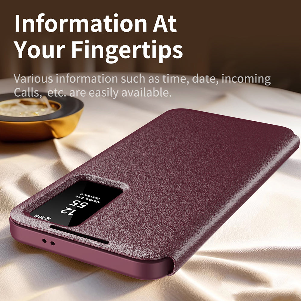 Case for Samsung Galaxy S24+ S926, Techsuit, SmartView, Red