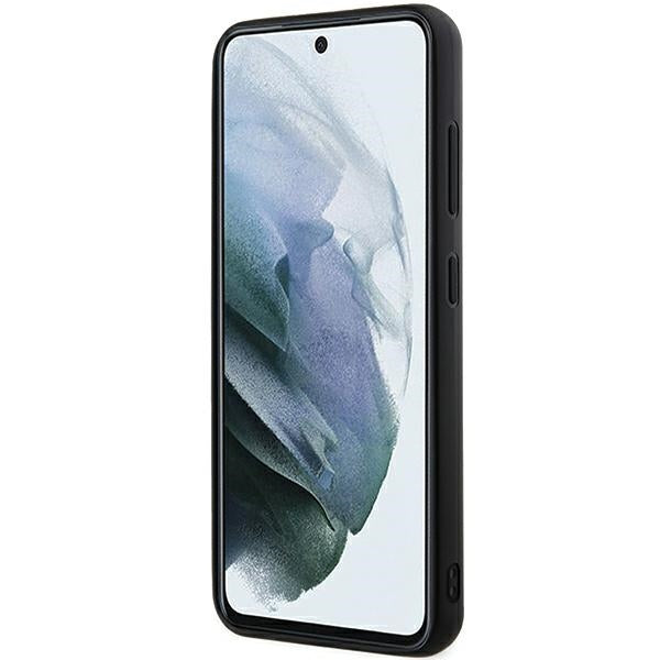 Case for Samsung Galaxy S24 S921, Karl Lagerfeld, 3D Rubber Glitter Logo, Black