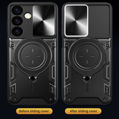 Case for Samsung Galaxy S24 S921, Techsuit, CamGuard Pro, Blue