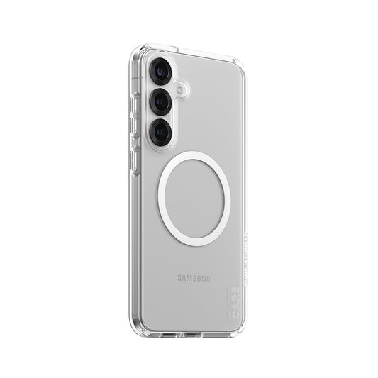 Case for Samsung Galaxy S25+ S936, PanzerGlass, Urban Combat Care, White Transparent