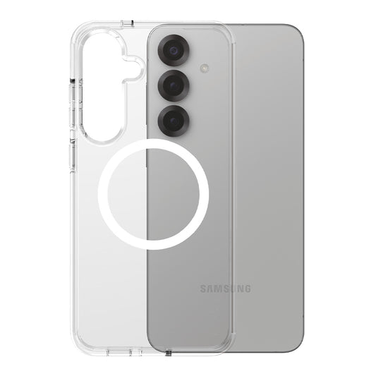 Case for Samsung Galaxy S25+ S936, PanzerGlass, Urban Combat Care, White Transparent