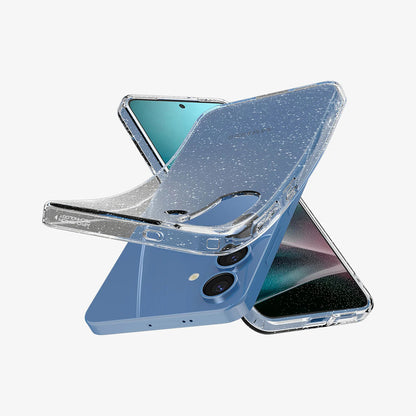 Case for Samsung Galaxy S25+ S936, Spigen, Liquid Crystal Glitter, Transparent