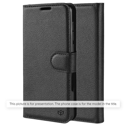 Case for Samsung Galaxy S26 Plus S947, Techsuit, Leather Folio, Black