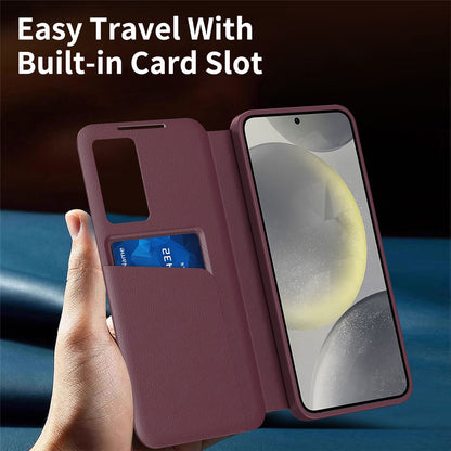 Case for Samsung Galaxy S26 S942, Techsuit, SmartView, Red