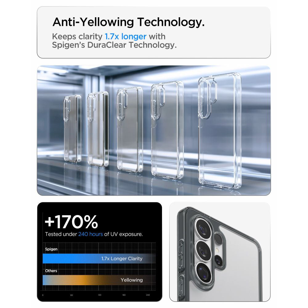 Case for Samsung Galaxy S26 Ultra S948, Spigen, Ultra Hybrid, Smoky