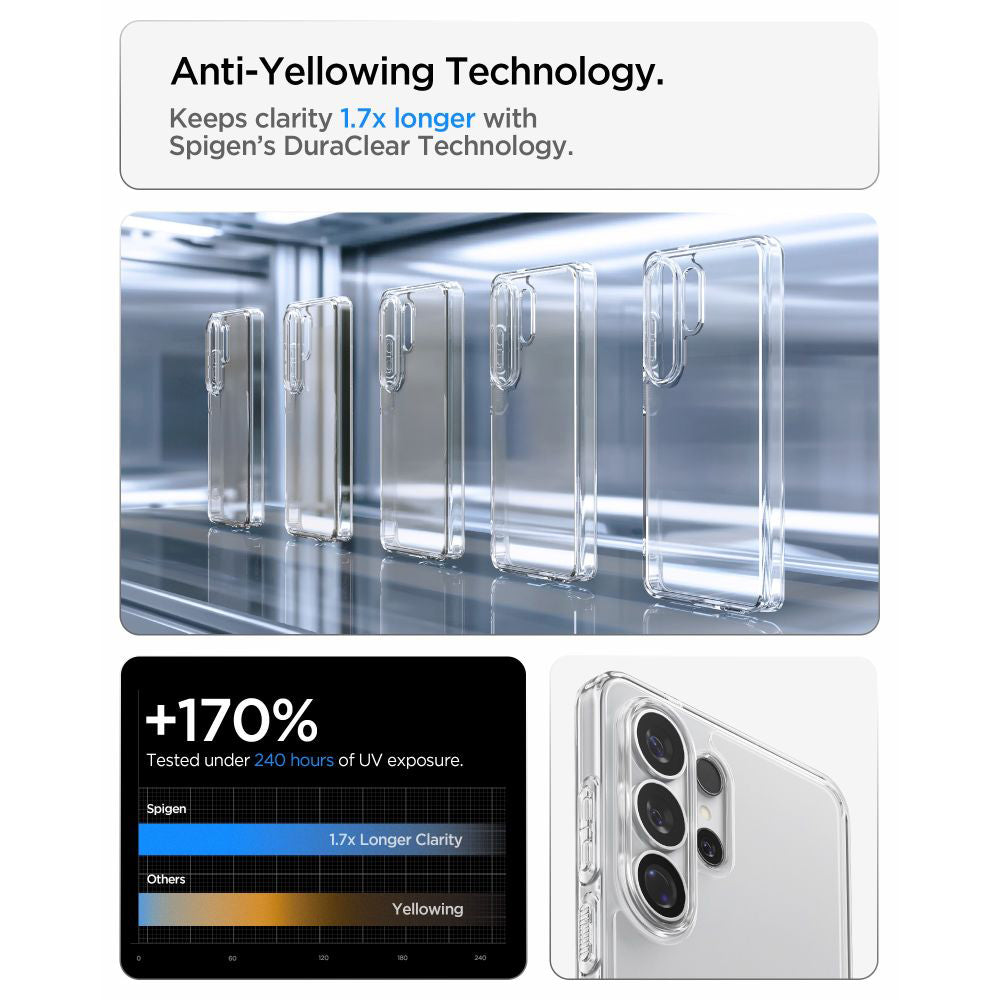 Case for Samsung Galaxy S26 Ultra S948, Spigen, Ultra Hybrid, Transparent ACS10677