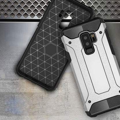 Case for Samsung Galaxy S9+ G965, Techsuit, Hybrid Armor, Black
