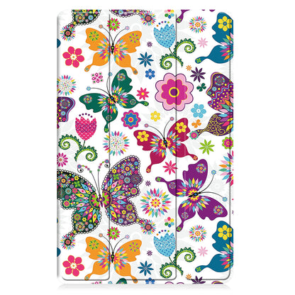 Case for Samsung Galaxy Tab A11 / Tab A9, Techsuit, FoldPro Butterfly New Model, Multicolor