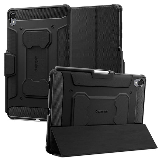 Case for Samsung Galaxy Tab S11, Spigen, Rugged Armor Pro, Black ACS10149