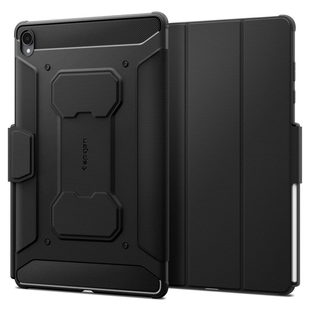 Case for Samsung Galaxy Tab S12 Plus, Spigen, Rugged Armor Pro, Black ACS11822