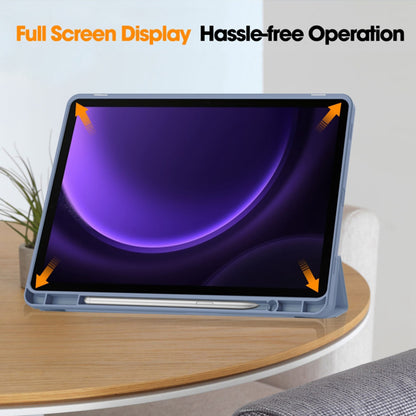 Case for Samsung Galaxy Tab S9 FE / Tab S9 / Tab S10 FE, Techsuit, Flex Trifold, Purple