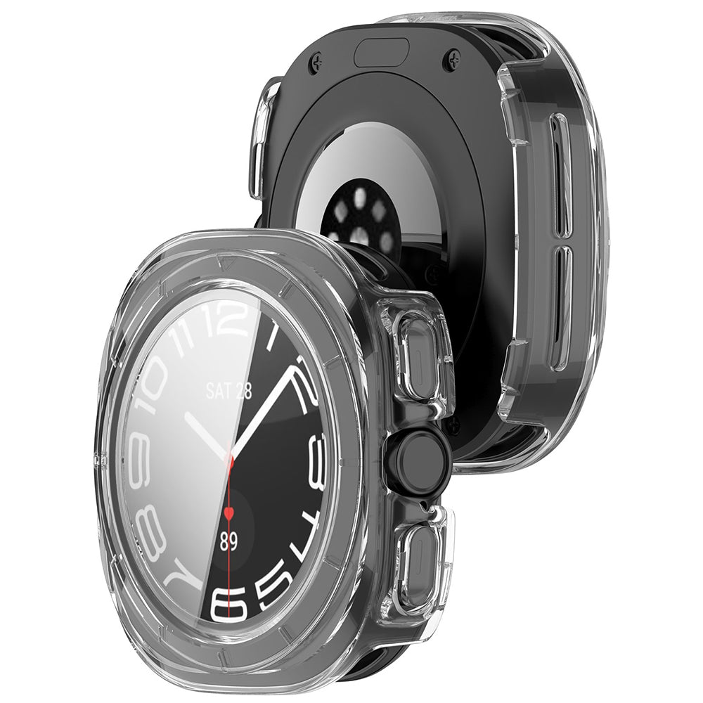 Case for Samsung Galaxy Watch Ultra2, Techsuit, Defense360 Pro, Transparent