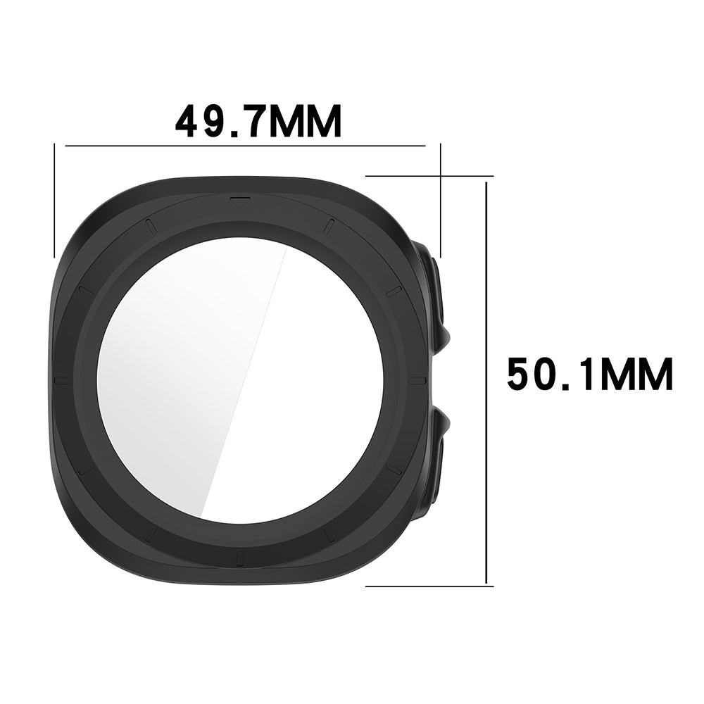Case for Samsung Galaxy Watch Ultra2, Techsuit, Defense360 Pro, Transparent