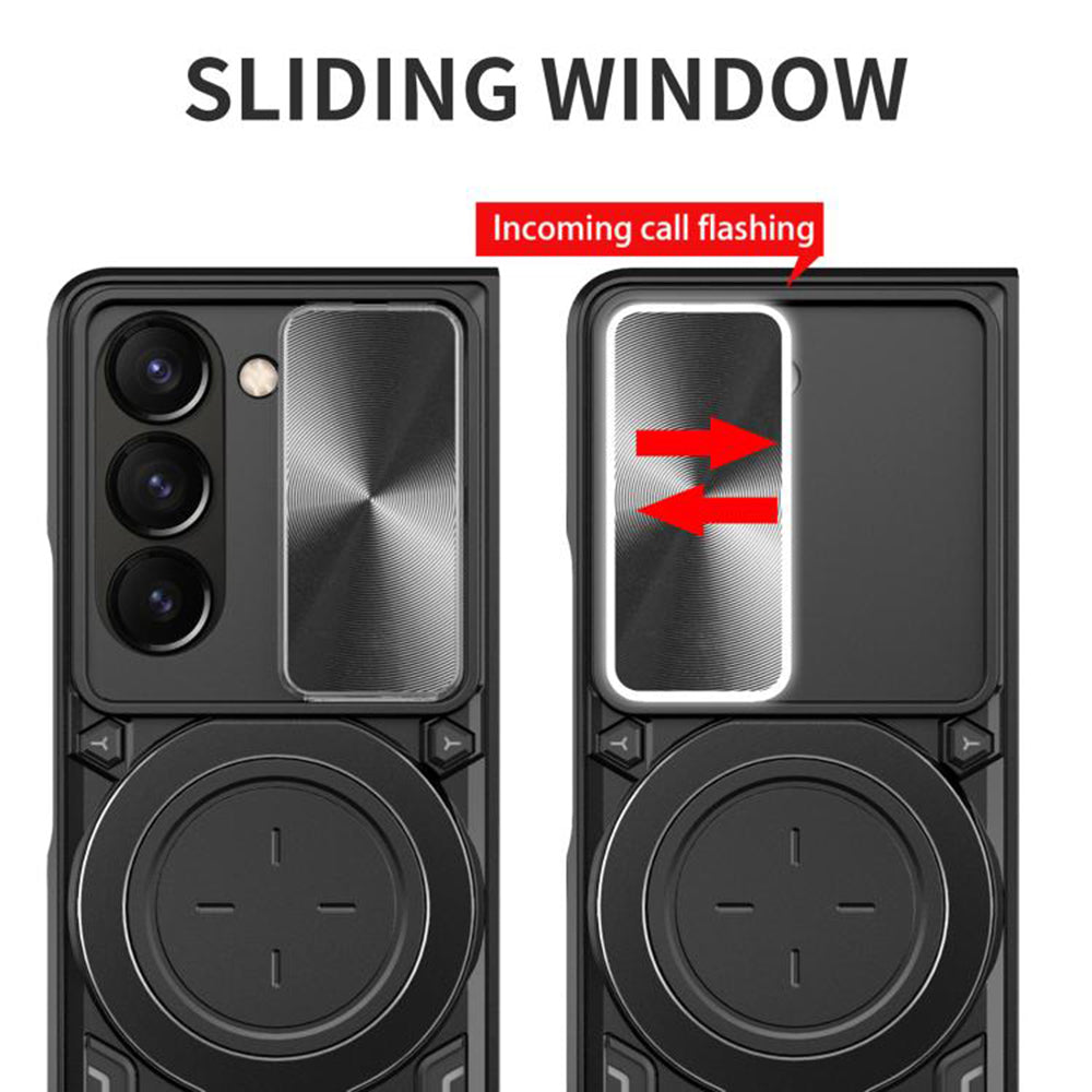 Case for Samsung Galaxy Z Fold7 F966, Techsuit, CamGuard Pro, Red