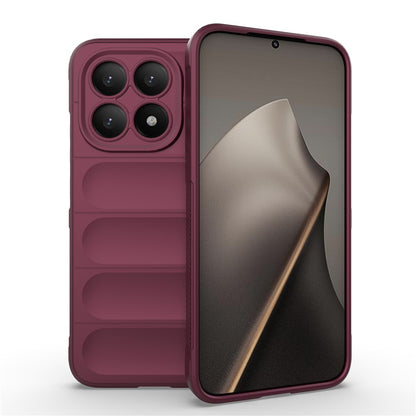 Case for Xiaomi 15T, Techsuit, Magic Shield, Cherry Red