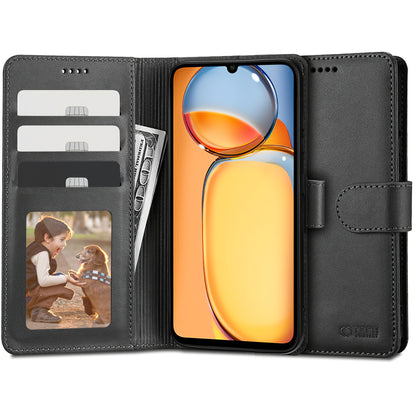 Case for Xiaomi Redmi 13C / 13C 5G / Poco C65, Tech-Protect, Wallet, Black