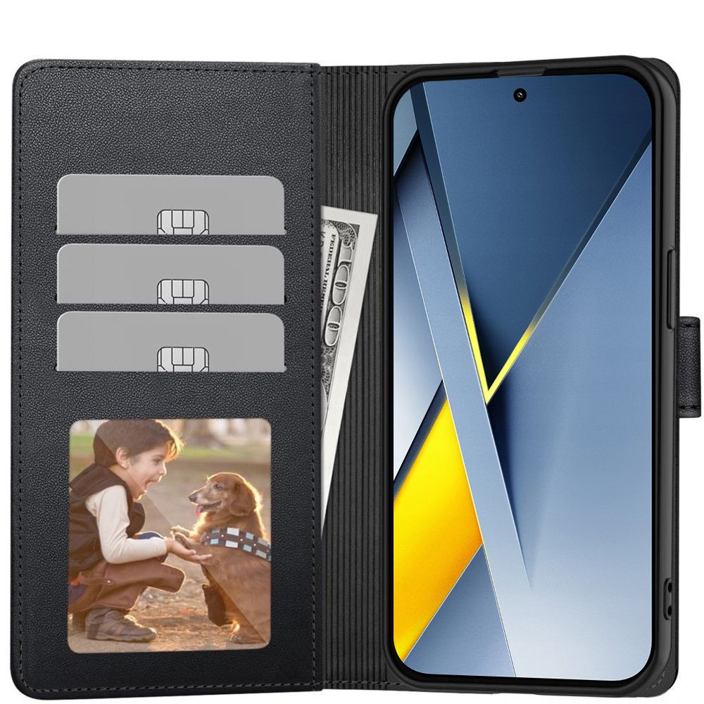 Case for Xiaomi Poco F8 Pro, Tech-Protect, Wallet, Black