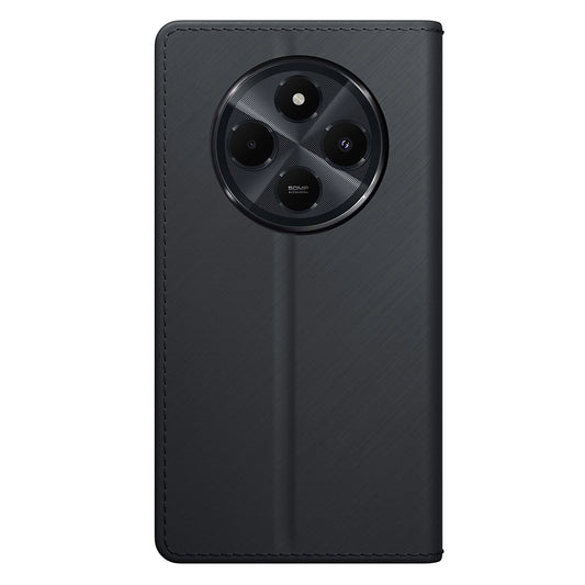 Case for Xiaomi Poco C75 / Redmi 14C, 3MK, Wallet, Black
