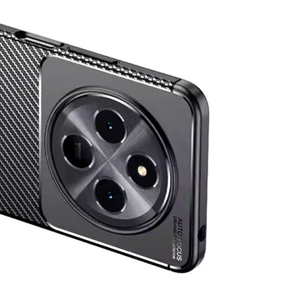 Case for Xiaomi Poco C75 / Redmi 14C, Techsuit, CarbonFiber, Black