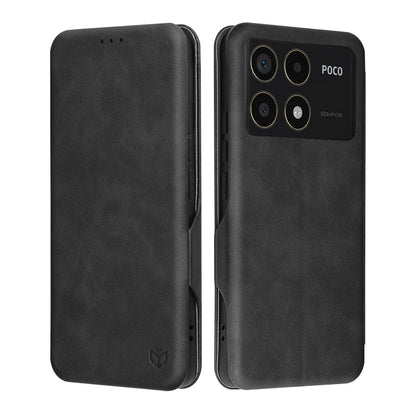 Case for Xiaomi Poco F6 Pro, Techsuit, Safe Wallet Plus, Black