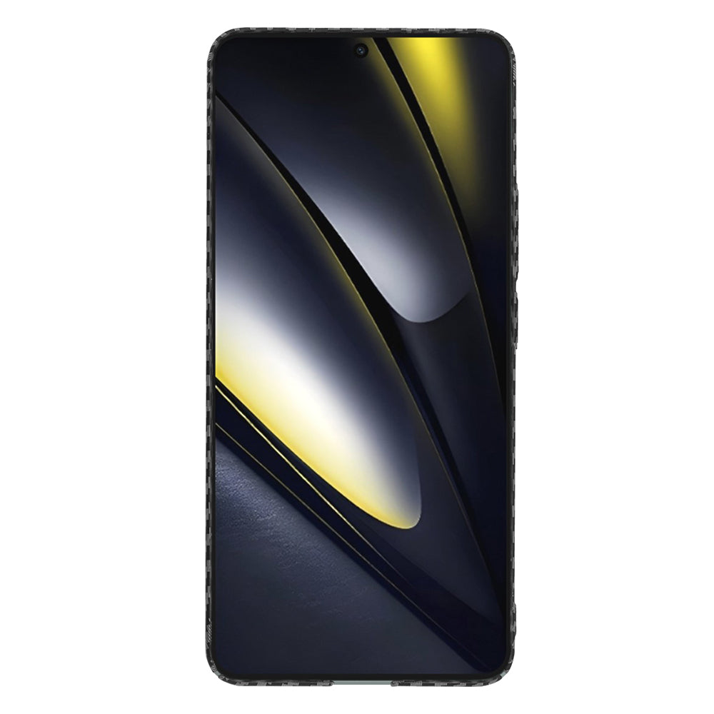 Case for Xiaomi Poco F6, Techsuit, Carbonite FiberShell, Black