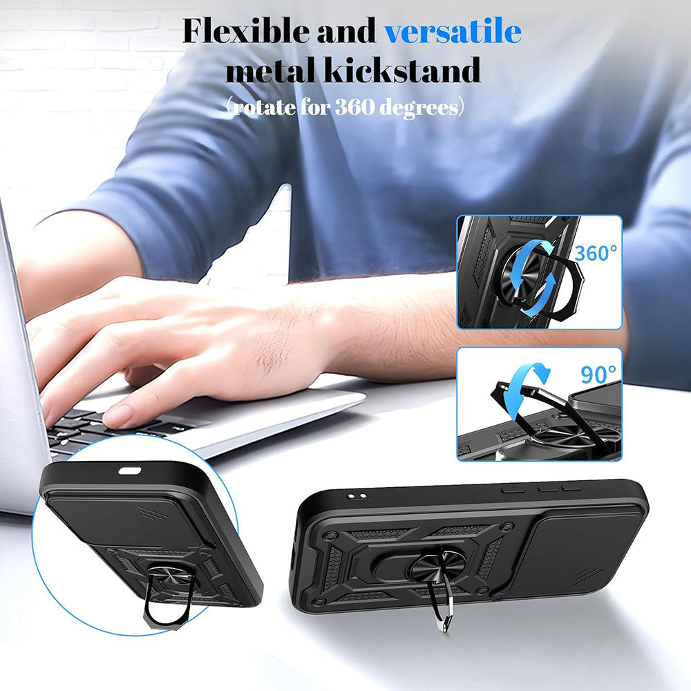 Case for Xiaomi Poco F8 Pro, Techsuit, CamShield, Black