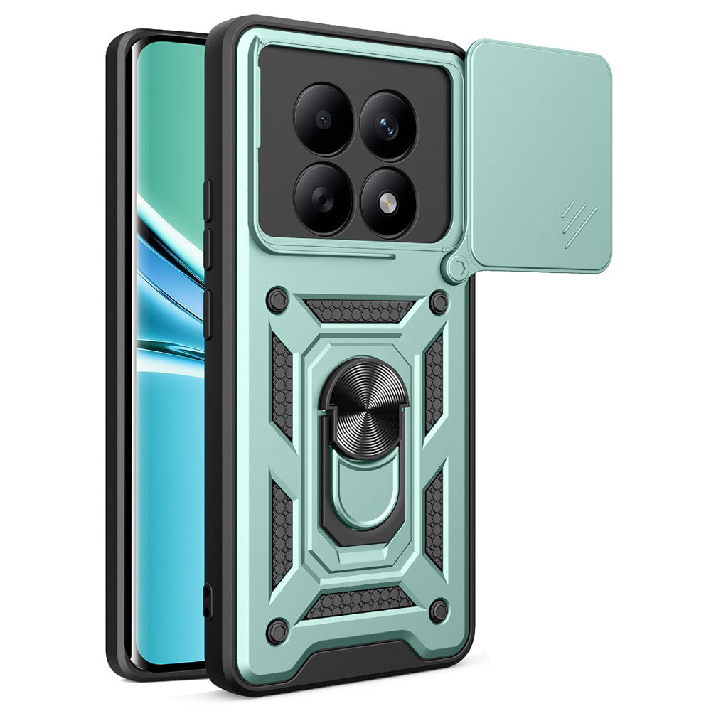 Case for Xiaomi Poco M8 / Redmi Note 15 5G / Note 15 4G, Techsuit, CamShield, Green