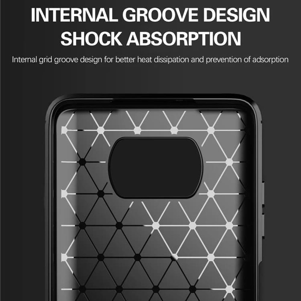 Case for Xiaomi Poco X3 Pro / X3 NFC / X3, Techsuit, Carbon, Black