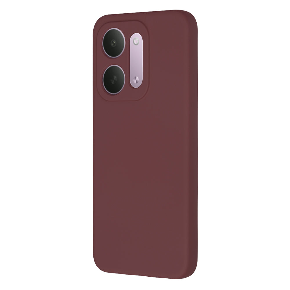 Case for Xiaomi Redmi 17C 5G, Techsuit, SoftFlex, Burgundy