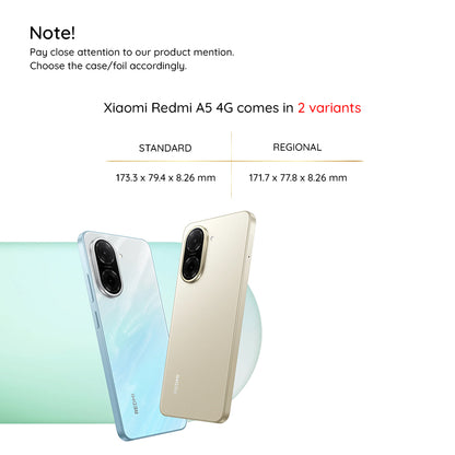 Case for Xiaomi Redmi A5 4G (Standard), Techsuit, Clear, Transparent