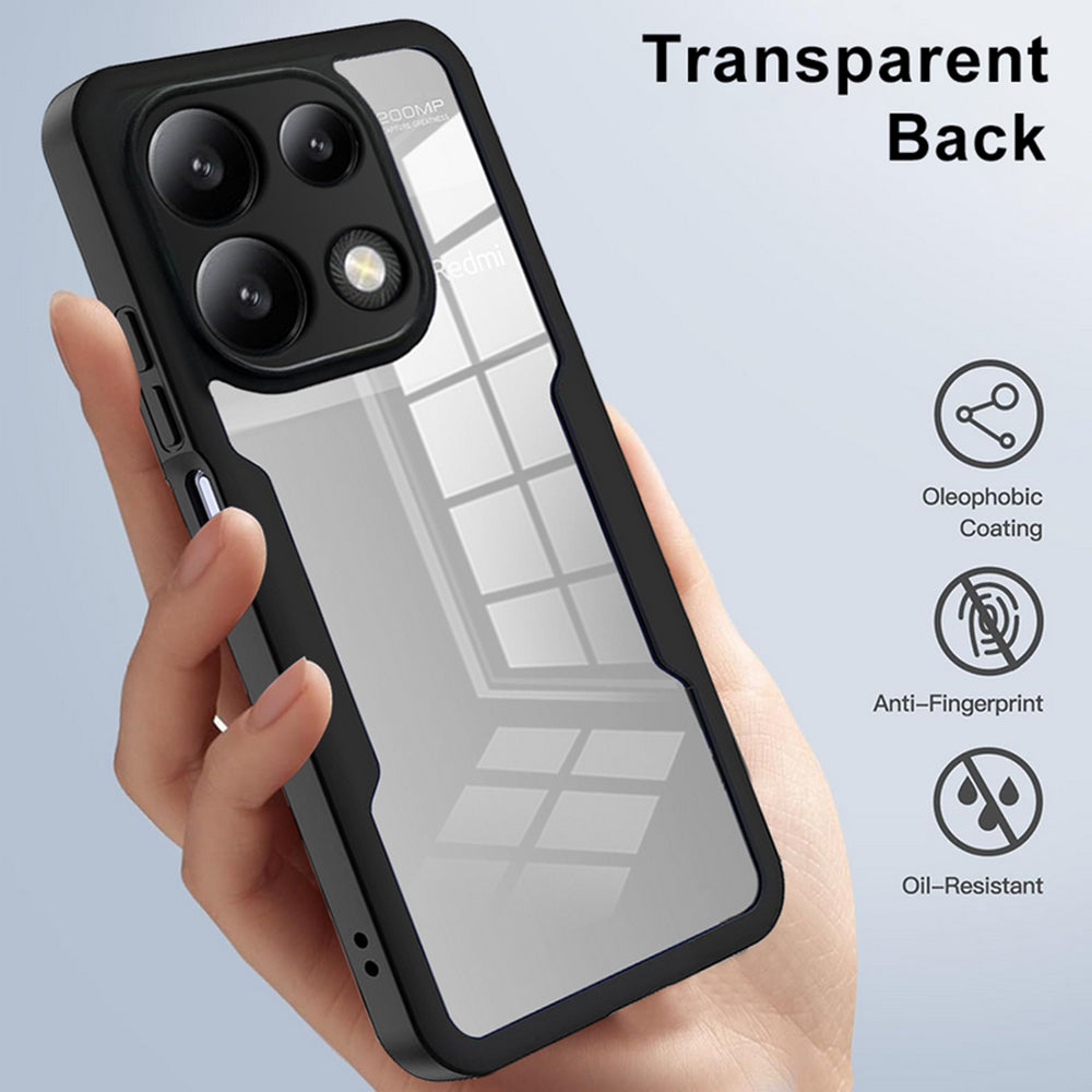 Case for Xiaomi Redmi Note 13 Pro 4G / Poco M6 Pro 4G, Techsuit, ColorVerse 360, Black