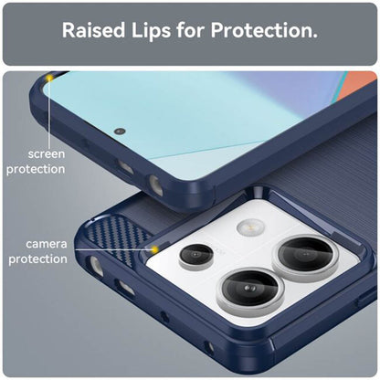 Case for Xiaomi Redmi Note 14 4G (Regional), Techsuit, Carbon, Blue