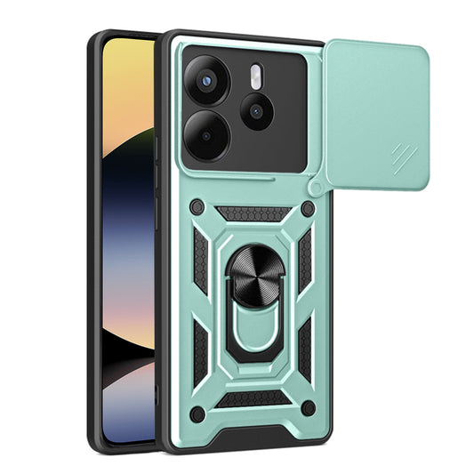 Case for Xiaomi Redmi Note 14 4G (Standard), Techsuit, CamShield, Green
